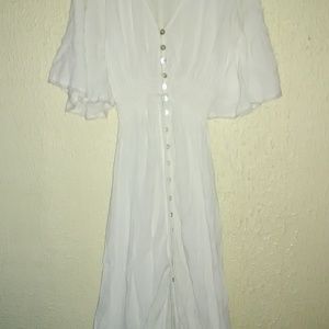White full length Forever 21 dress